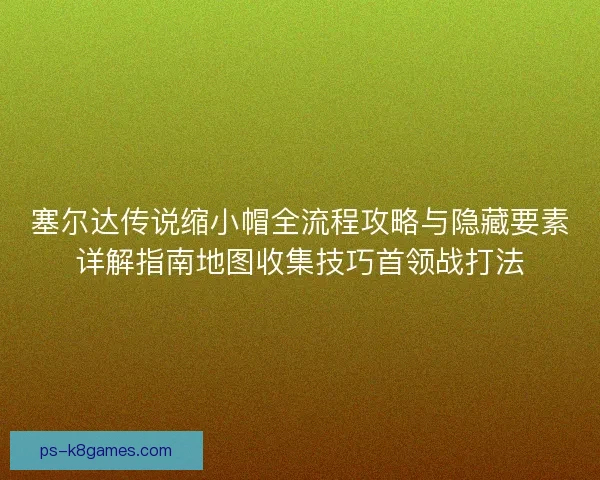 塞尔达传说缩小帽全流程攻略与隐藏要素详解指南地图收集技巧首领战打法